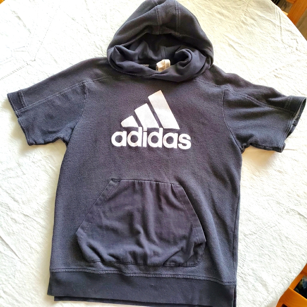 Adidas Women's Short Sleeve Hoodie Small